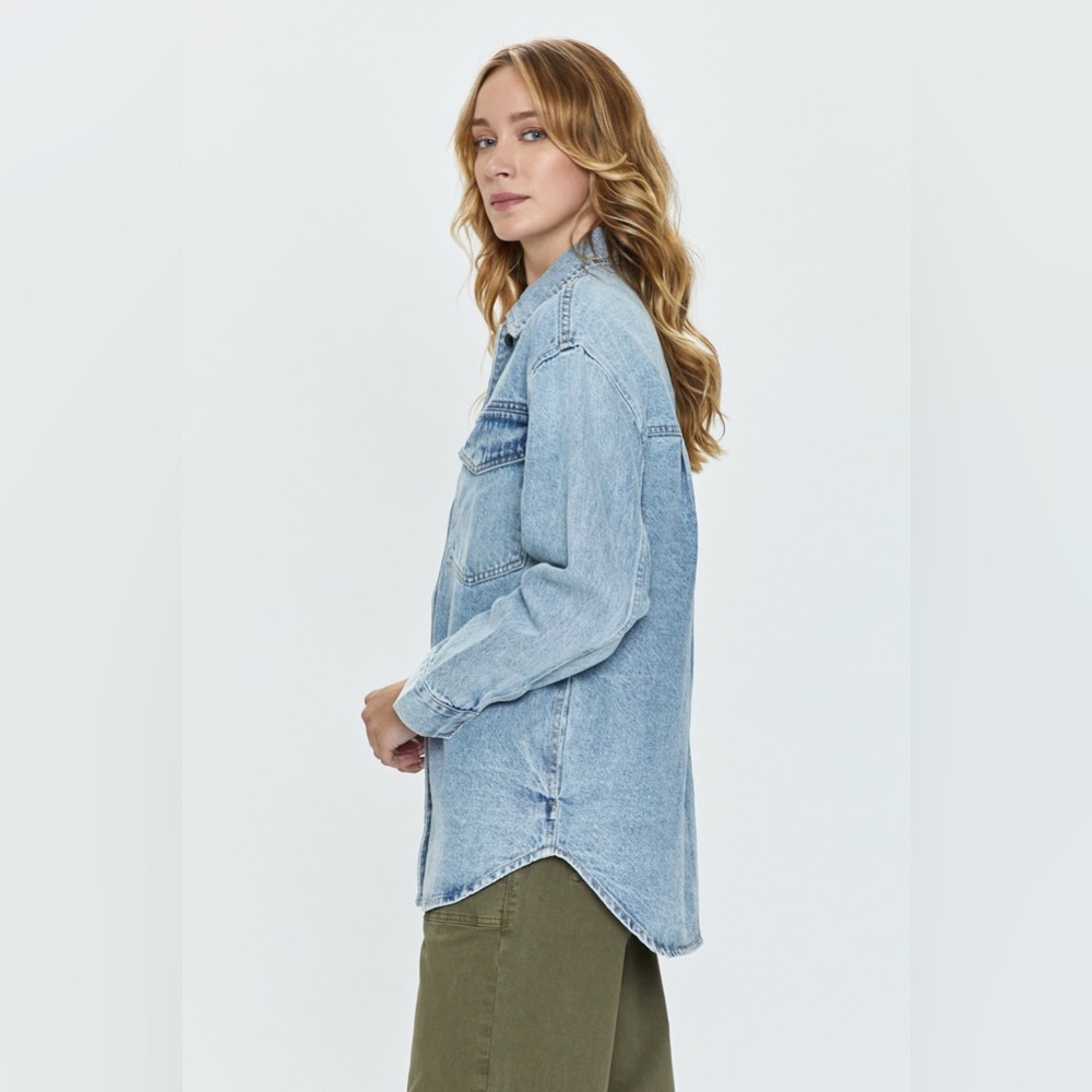 pistola Light Blue Denim Jean Jacket - Picture 2 of 13